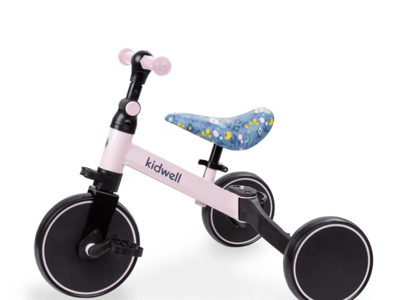 Біговел дитячий велосипед від 2 років з педалями / Каталка велобіг для дівчаток Kidwell 3в1 PICO Flower