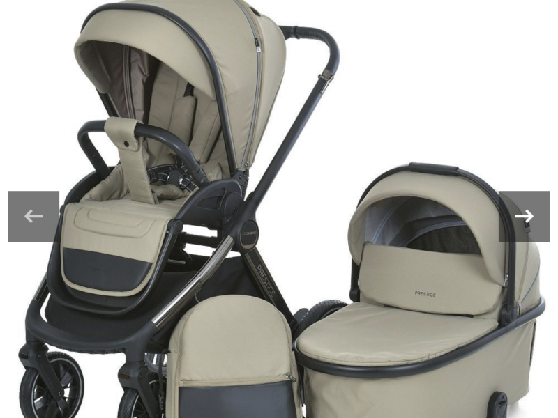 Коляска для дітей 2 в 1 від El Camino PRESTIGE ME 1124-2 Calm Beige