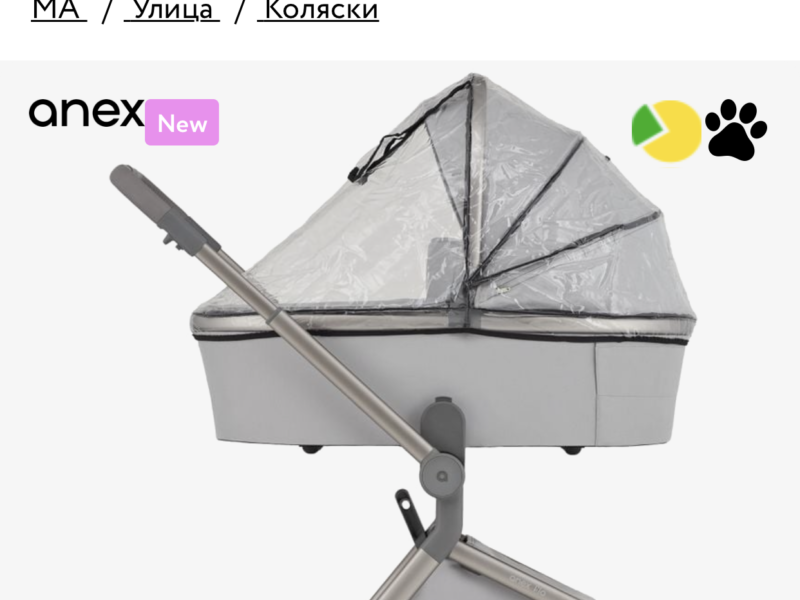 Універсальна коляска 2 в 1 Anex flo Frosy (fl-06с)