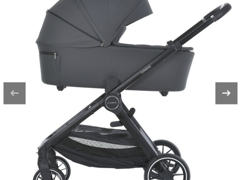 Коляска 2 в 1 El Camino ME 1126 GENESIS Asphalt Gray
