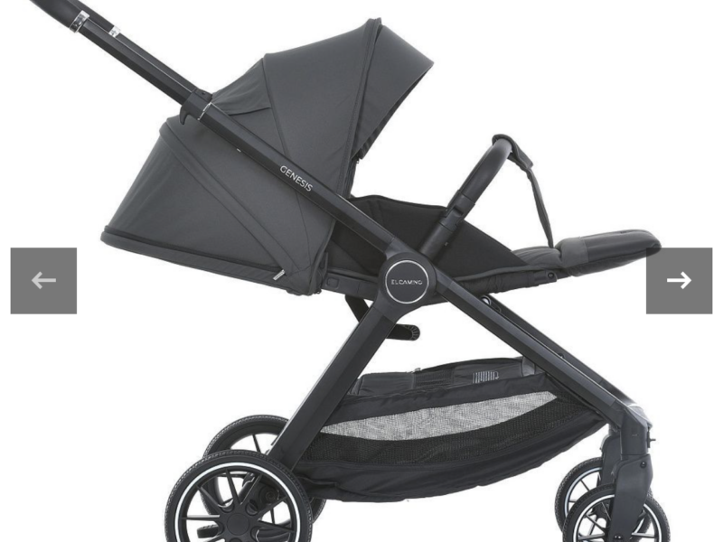 Коляска 2 в 1 El Camino ME 1126 GENESIS Asphalt Gray
