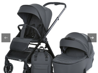 Коляска 2 в 1 El Camino ME 1126 GENESIS Asphalt Gray