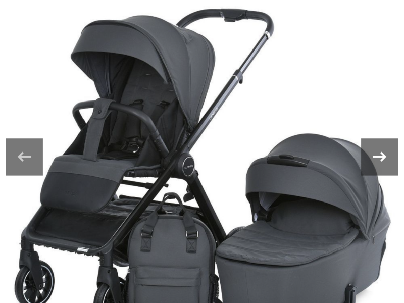 Коляска 2 в 1 El Camino ME 1126 GENESIS Asphalt Gray