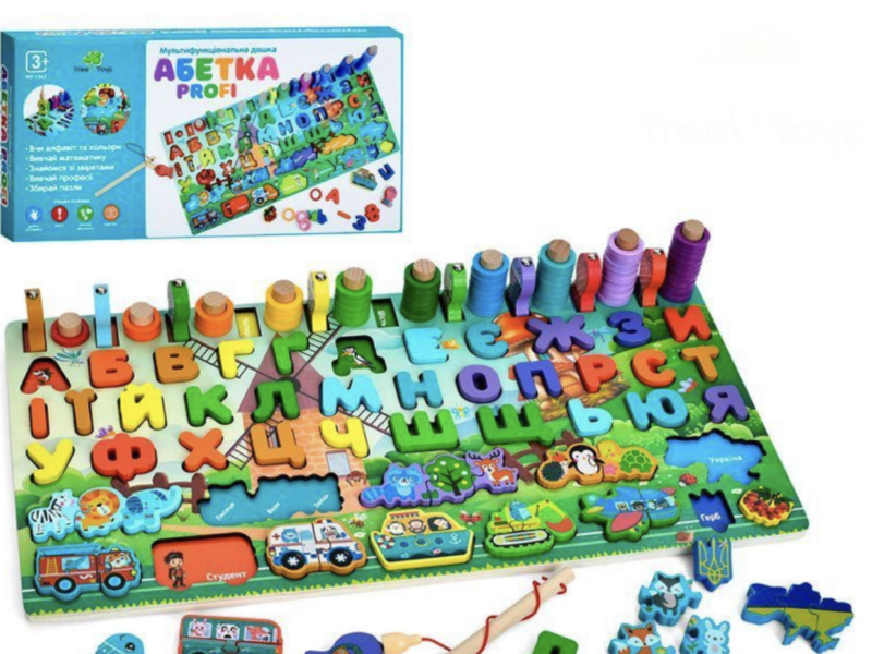 Мультифункциональная доска Азбука Profi Limo Toy MD 1342