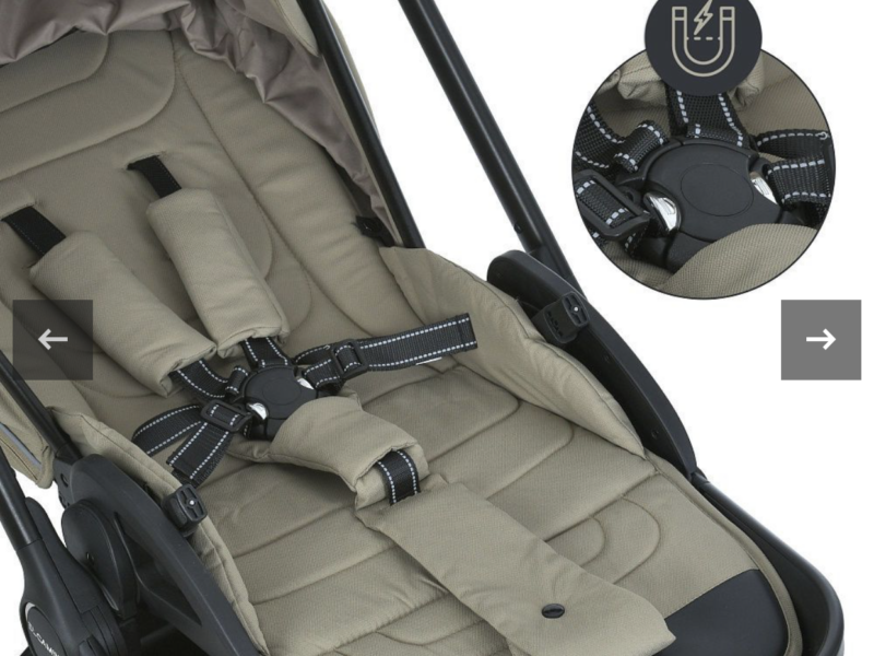 Коляска для дітей 2 в 1 від El Camino PRESTIGE ME 1124-2 Calm Beige