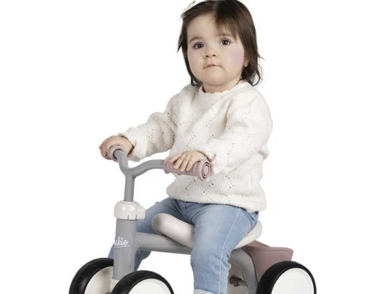 Біговел дитячий Smoby металевий, чотириколісний пудра