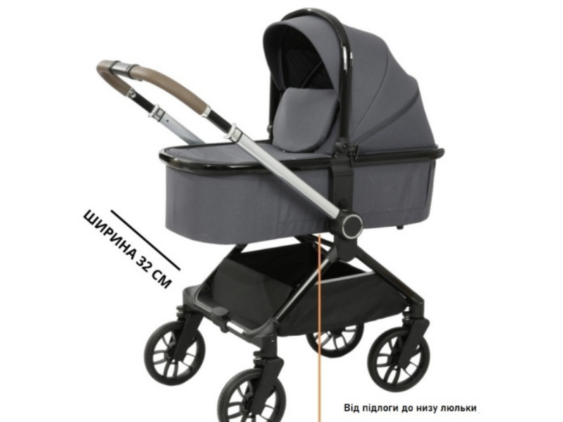 Коляска универсальная для дитини 2в1 Kidilo D900 black