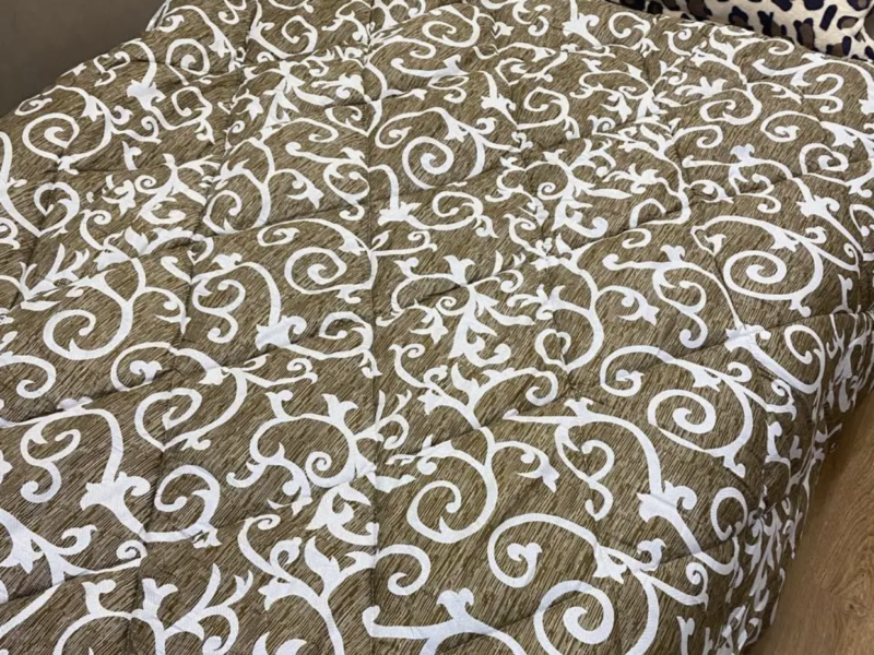 Тепла ковдра двоспальна на овчині зимова 175х210 см Код: Art/002