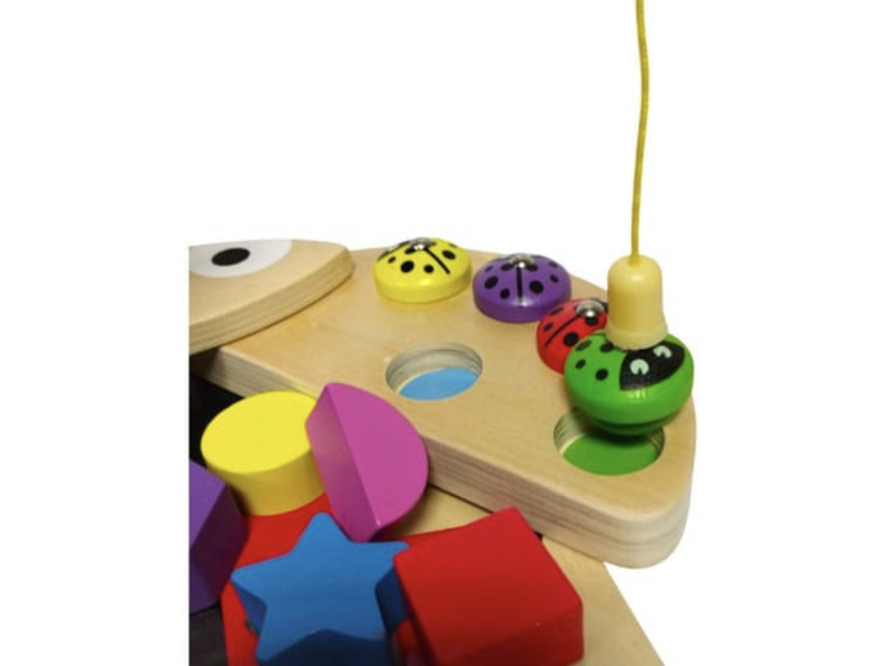 Деревянная игрушка Tree Toys Божья коровка сортер, рыбалка (MD 1876)