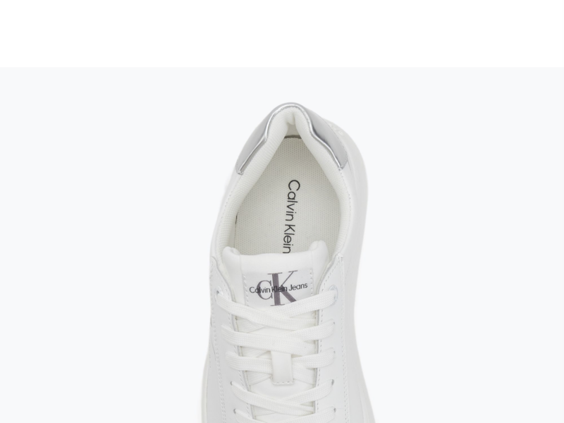 Кросівки жіночі Calvin Klein YW0YW01224 Cupsole Mono Lth Wn white/silver