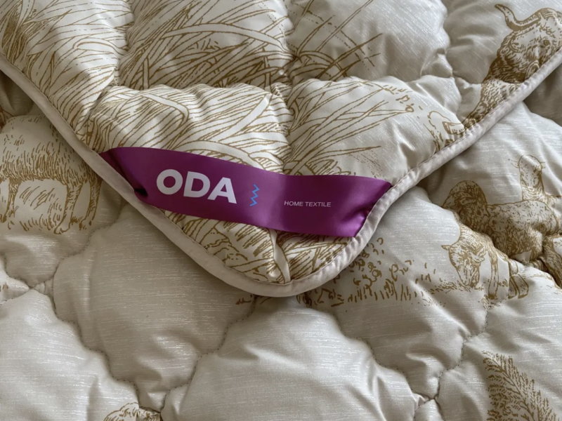 Ковдра на вовні Полуторного розмір 155х210 Якісна, тепла зимова ковдра ODA Код: 1088