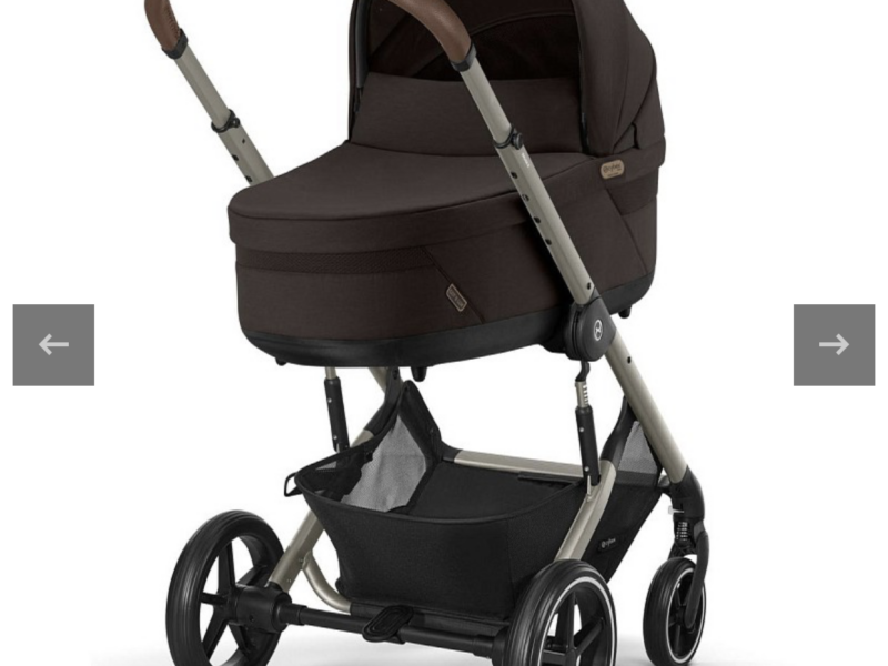 Коляска 2 в 1 Cybex Balios S Lux TPE Chocolate Brown (525000113/525000421)