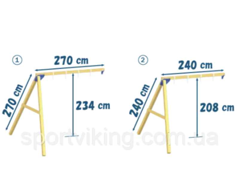 Дитячий майданчик Blue Rabbit KIOSK + SWING Код: KIOSK + SWING