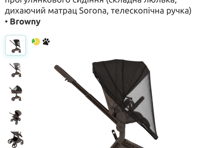 Коляска универсальная 2в1 Anex Flo, Browny