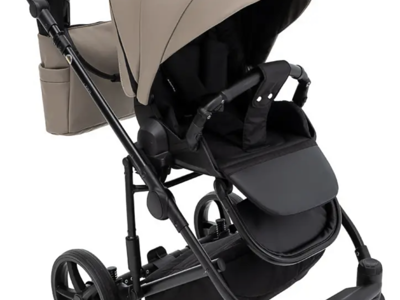 Коляска універсальна 2в1 Adamex Zico Eco (сумка, кошик, чохол на ніжки) Коричнева