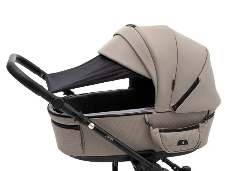 Коляска універсальна 2в1 Adamex Zico Eco (сумка, кошик, чохол на ніжки) Коричнева