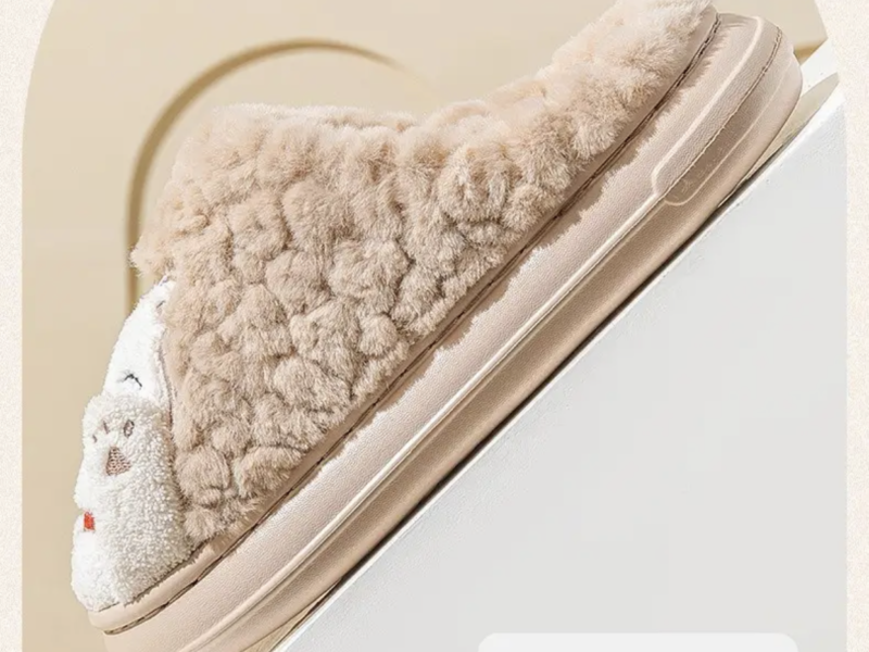 Капці жіночі теплі.Тапочки домашні кімнатні жіночі "Котик". Тапки зимові 36-37 розмір Світло коричневі Код: 2297-6-36