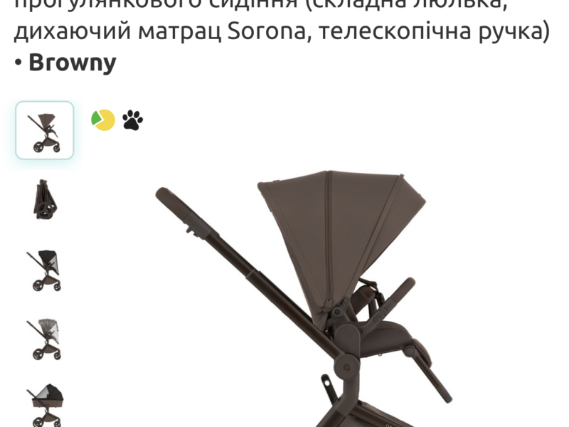 Коляска универсальная 2в1 Anex Flo, Browny