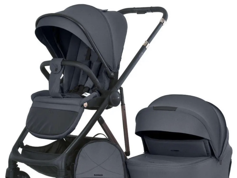 Універсальна коляска 2 в 1 El Camino ME 1190 Coil Asphalt Gray