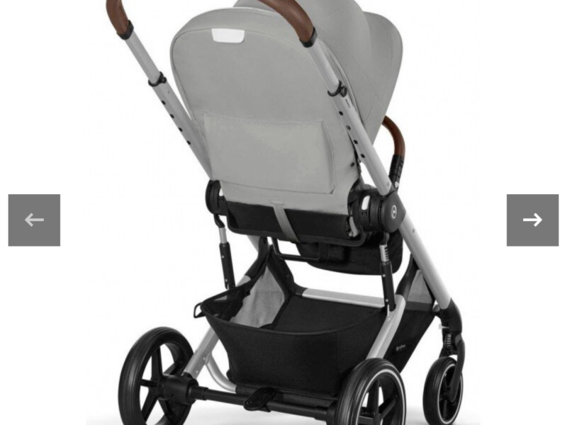Коляска 2 в 1 Cybex Balios S Lux SLV Stone Grey