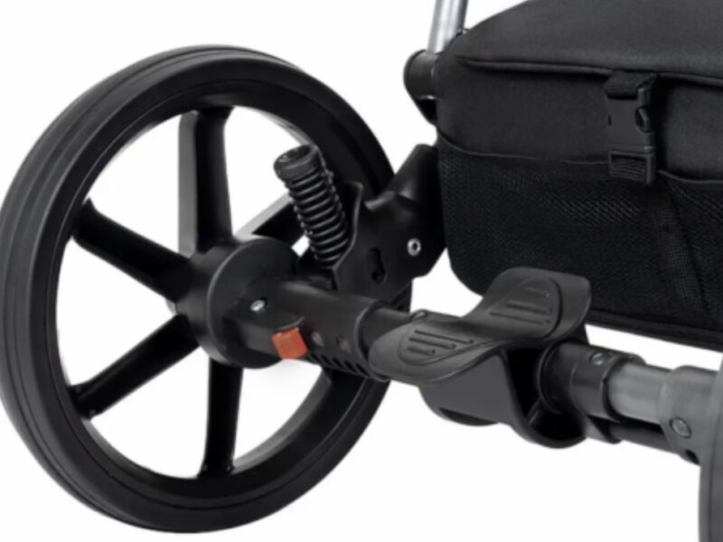 Дитяча коляска 2 в 1 від Angelina Fibi бежева (екошкіра, Ang FS17)