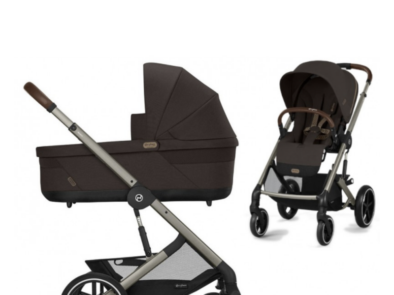 Коляска 2 в 1 Cybex Balios S Lux TPE Chocolate Brown (525000113/525000421)