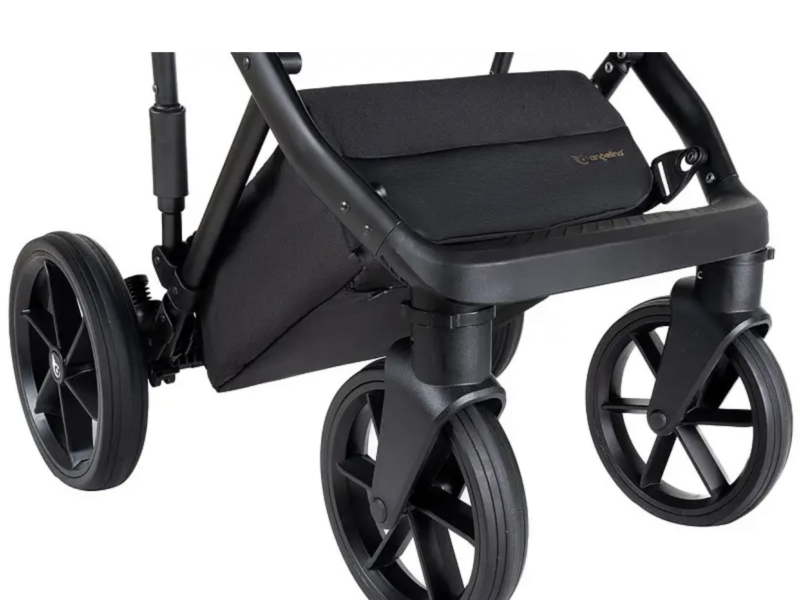 Дитяча коляска 2 в 1 від Angelina Fibi беж еко-шкіра/код Ang-FS17