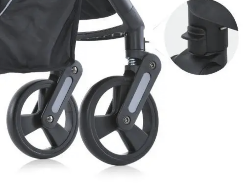 Дитяча коляска El Camino 1099 Lyra з чохлом на ніжки Gray