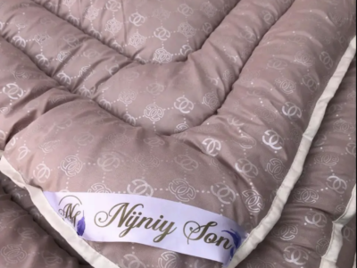 Тепла ковдра з натуральної овчини, тканина чохла мікросатин, напівторний розмір. Україна.150*215 см.Відео. Код: 115-112