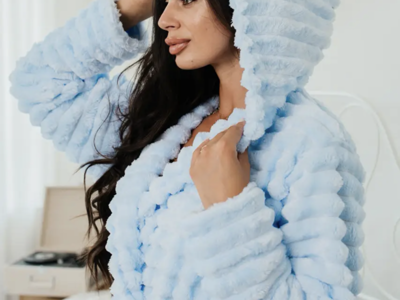 Короткий теплий жіночій халат шарпей 42/44,46 р, доставка по Украине Урпочта,НП,Жастин Код: 333