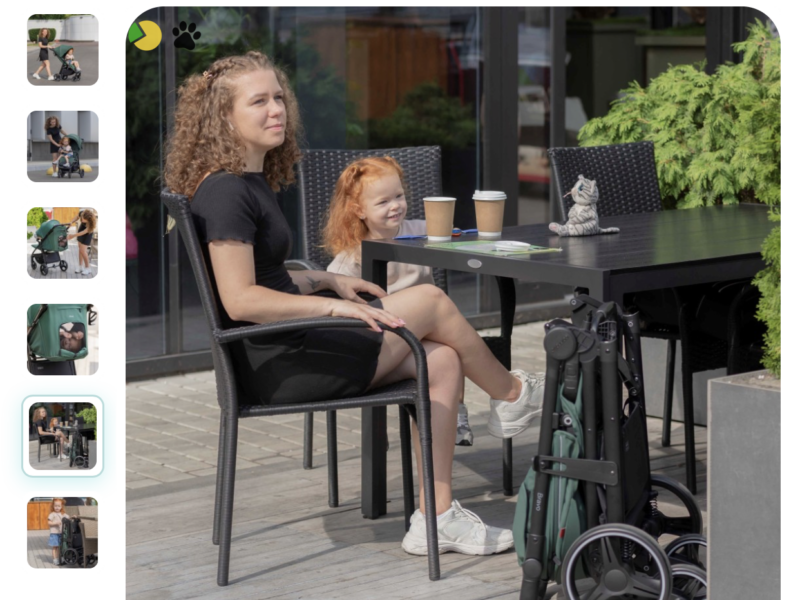 Carrello Bravo CRL-8512 прогулянкова коляска для бездоріжжя, всесезонний візок • Royal Beige