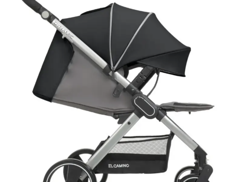 Коляска прогулянкова El Camino Dynamic V2 ME-1053-Onyx темно-сіра pelican