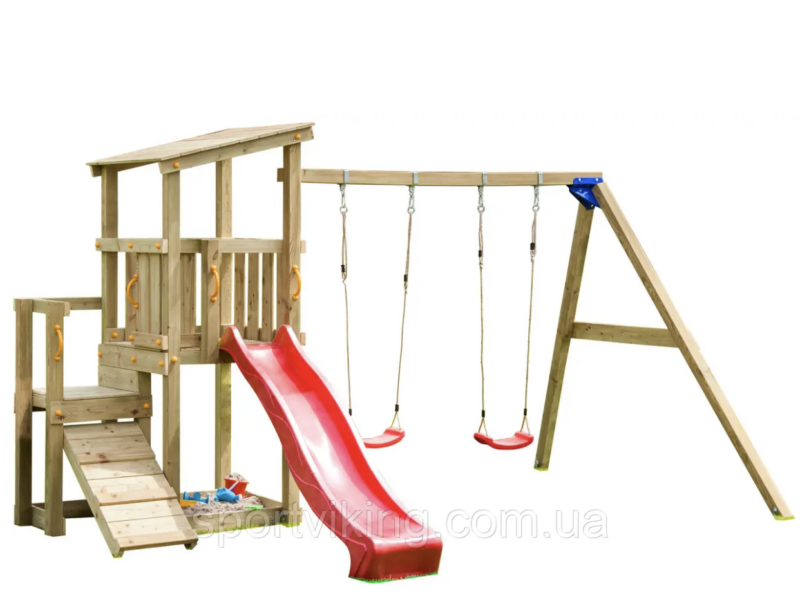 Дитячий майданчик від Blue Rabbit KIOSK + SWING (KIOSK & SWING)