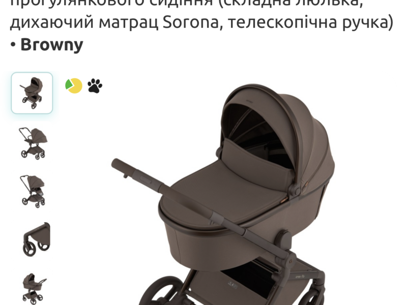 Коляска универсальная 2в1 Anex Flo, Browny