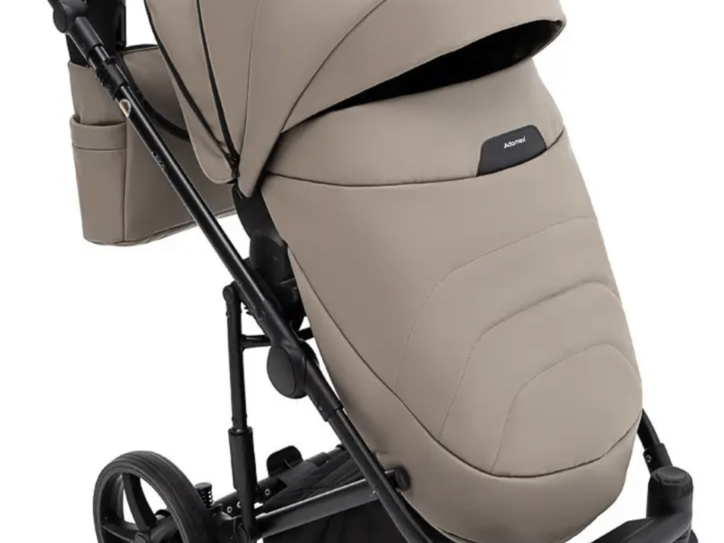 Коляска універсальна 2в1 Adamex Zico Eco (сумка, кошик, чохол на ніжки) Коричнева