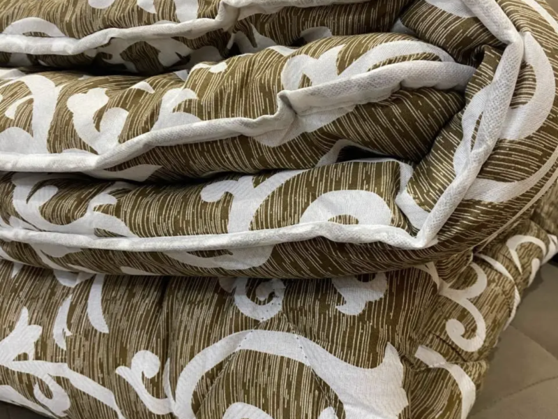 Тепла ковдра двоспальна на овчині зимова 175х210 см Код: Art/002