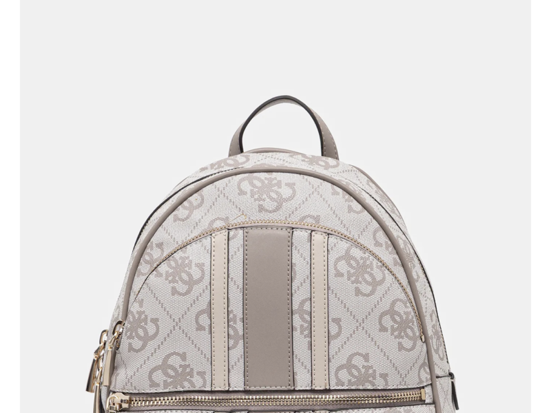 Рюкзак Guess ERENIA цвет бежевый маленький узор