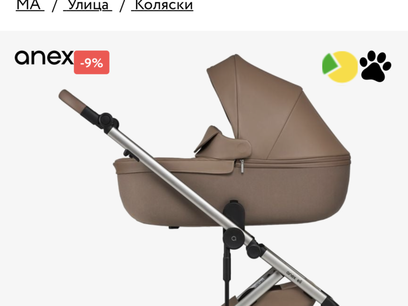  коляска 2 в 1 Anex Eli 