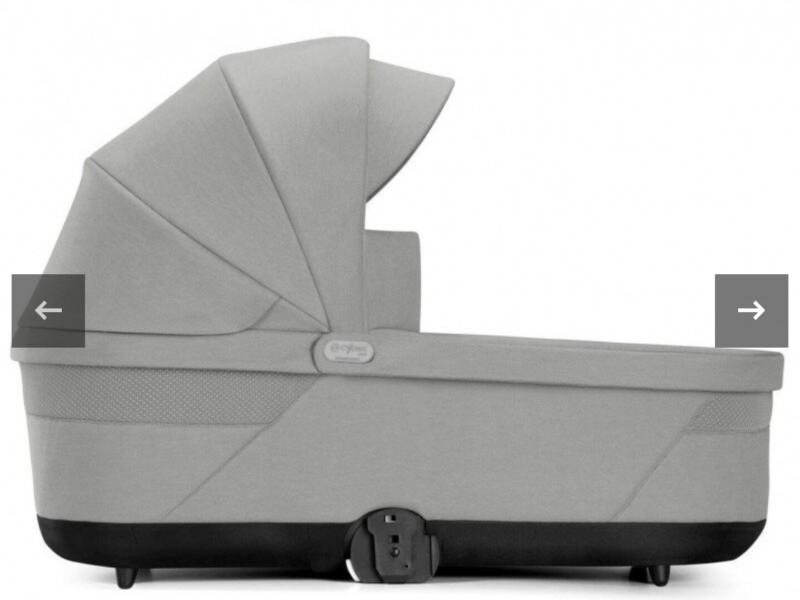 Коляска 2 в 1 Cybex Balios S Lux SLV Stone Grey