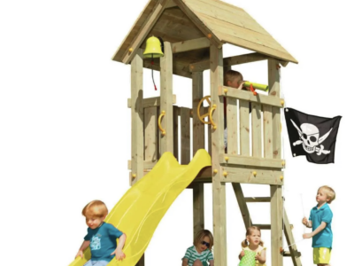 Дитячий майданчик Blue Rabbit KIOSK, будиночок із гіркою Код: KIOSK