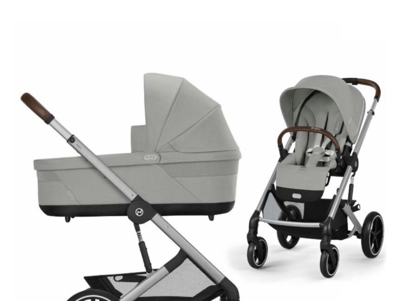 Коляска 2 в 1 Cybex Balios S Lux SLV Stone Grey