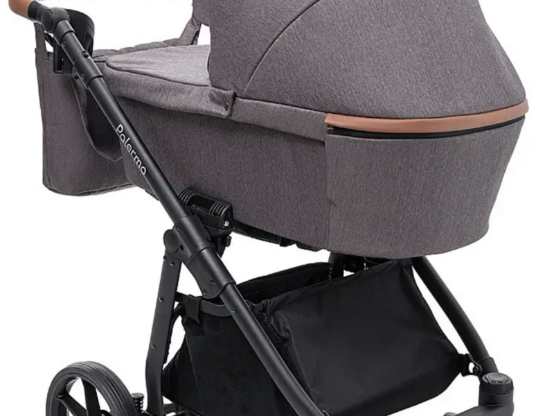 Коляска універсальна 2в1 Bair Palermo (чохол на ніжки, кошик, сумка, підсклянник) Коричнева