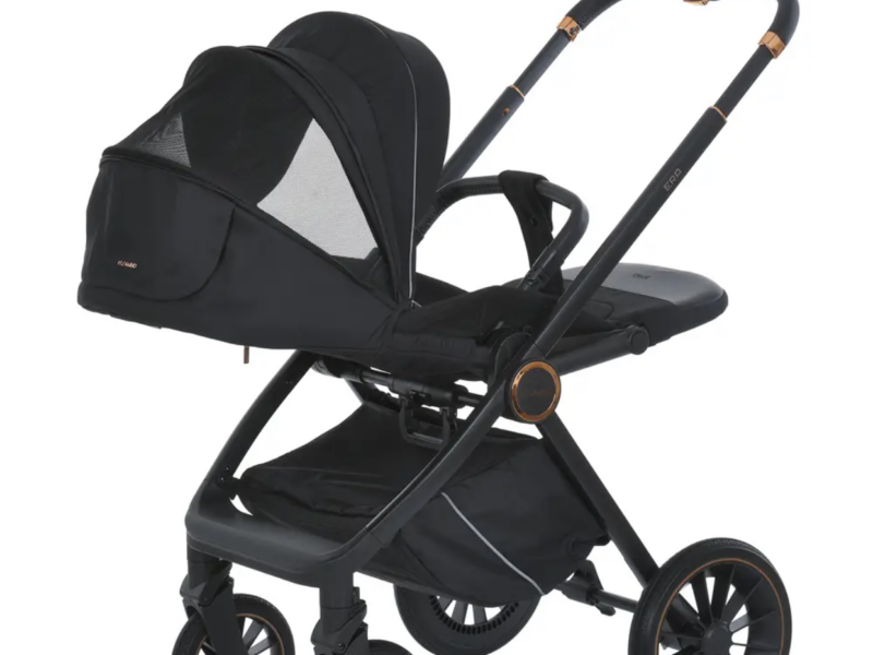 Універсальна коляска для дитини 2в1 El Camino ERA ME 1100-1 чорна (Black Ink), код ME 1100/1 Black Ink