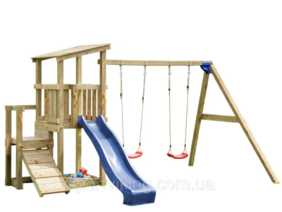 Дитячий майданчик от Blue Rabbit KIOSK + SWING