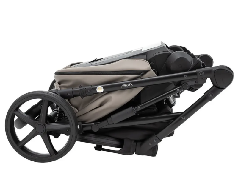 Коляска універсальна 2в1 Adamex Zico Eco (сумка, кошик, чохол на ніжки) Коричнева