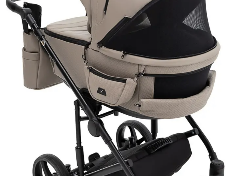 Коляска універсальна 2в1 Adamex Zico Eco (сумка, кошик, чохол на ніжки) Коричнева