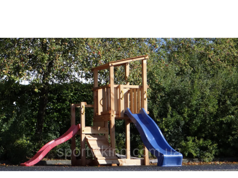 Дитячий майданчик від Blue Rabbit KIOSK + SWING (KIOSK & SWING)
