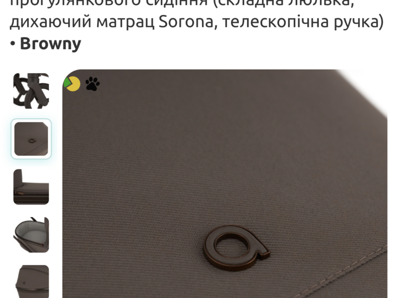 Коляска универсальная 2в1 Anex Flo, Browny