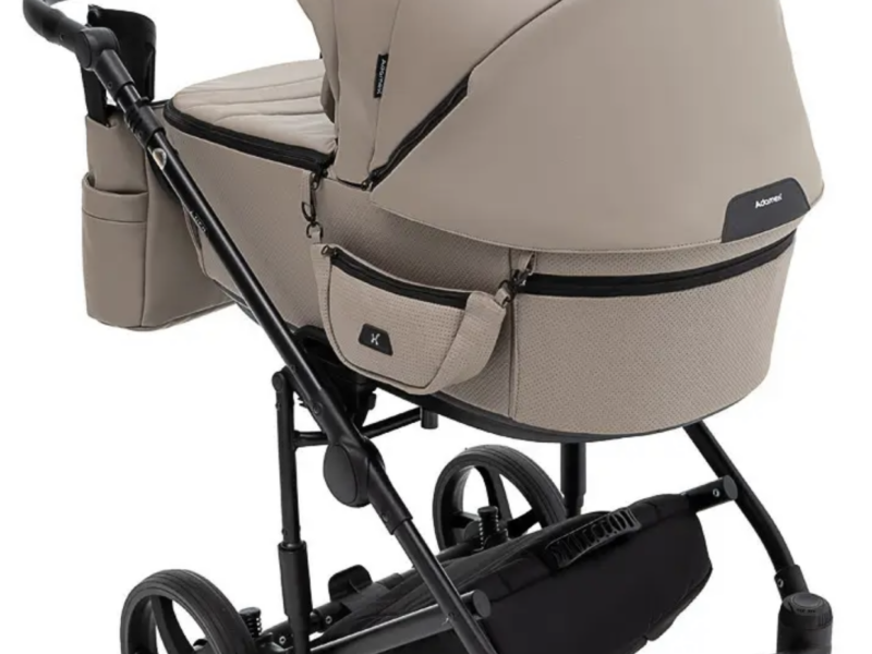 Коляска універсальна 2в1 Adamex Zico Eco (сумка, кошик, чохол на ніжки) Коричнева