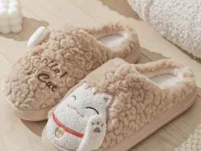 Капці жіночі теплі.Тапочки домашні кімнатні жіночі "Котик". Тапки зимові 36-37 розмір Світло коричневі Код: 2297-6-36